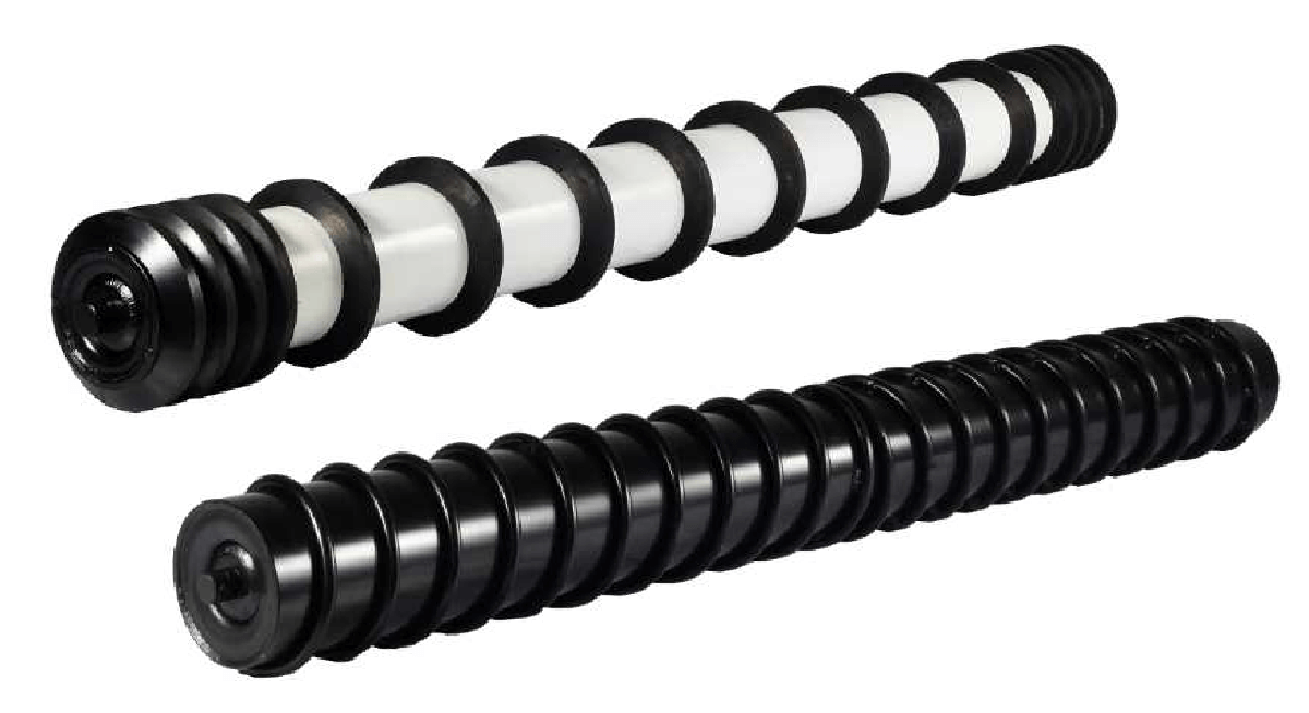 Rubber Disc & Spiral Roller